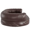 Lit pour chien ergonomique Mousse Marron 88x65 cm Similicuir 
