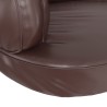 Lit pour chien ergonomique Mousse Marron 88x65 cm Similicuir 