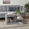 Tables basses 3 pcs sonoma gris bois d'ingénierie 