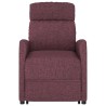 Fauteuil Violet Tissu 