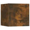 Ensemble de meubles TV 10 pcs Chêne fumé Bois d'ingénierie 