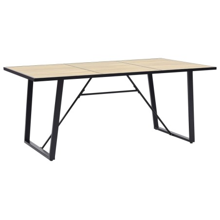 Table de salle à manger Chêne 200x100x75 cm MDF 