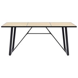 Table de salle à manger Chêne 200x100x75 cm MDF 