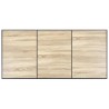 Table de salle à manger Chêne 200x100x75 cm MDF 