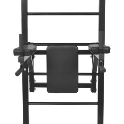 Tour de musculation murale multifonctions noire 