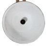 Plafonnier 25 W noir 105x30x65-108cm E27 