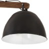 Plafonnier 25 W noir 105x30x65-108cm E27 