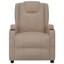 Fauteuil inclinable électrique Cappuccino Similicuir 