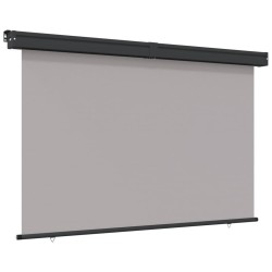 Auvent latéral de balcon gris foncé 165x250 cm 
