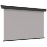 Auvent latéral de balcon gris foncé 165x250 cm 