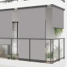 Auvent latéral de balcon gris foncé 165x250 cm 