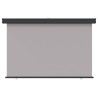 Auvent latéral de balcon gris foncé 165x250 cm 