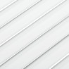 Porte à persiennes Bois de pin massif Blanc 61,5x49,4 cm 