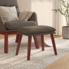 Repose-pied Gris 45x29,5x35 cm Similicuir 
