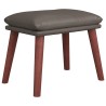 Repose-pied Gris 45x29,5x35 cm Similicuir 