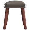 Repose-pied Gris 45x29,5x35 cm Similicuir 
