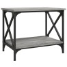 Table d'appoint Sonoma gris 55x38x45 cm Bois d'ingénierie 