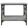Table d'appoint Sonoma gris 55x38x45 cm Bois d'ingénierie 