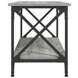 Table d'appoint Sonoma gris 55x38x45 cm Bois d'ingénierie 