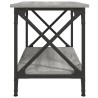 Table d'appoint Sonoma gris 55x38x45 cm Bois d'ingénierie 