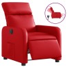 Fauteuil inclinable électrique Rouge Similicuir 