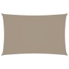 Voile de parasol tissu oxford rectangulaire 2x5 m taupe 