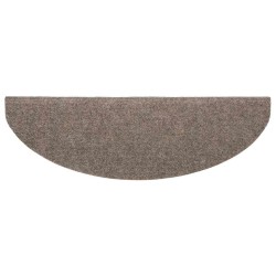 Tapis d'escalier autocollant 20 pcs crème 65x21x4 cm 