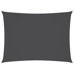 Voile de parasol tissu oxford rectangulaire 2,5x4 m anthracite 