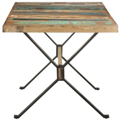 Table de salle à manger 160x80x76cm Bois de récupération massif 