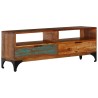 Meuble TV 118x35x45 cm Bois de récupération massif 
