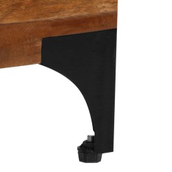 Meuble TV 118x35x45 cm Bois de récupération massif 