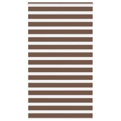 Store zèbre marron 125x230cm largeur du tissu 120,9cm polyester 
