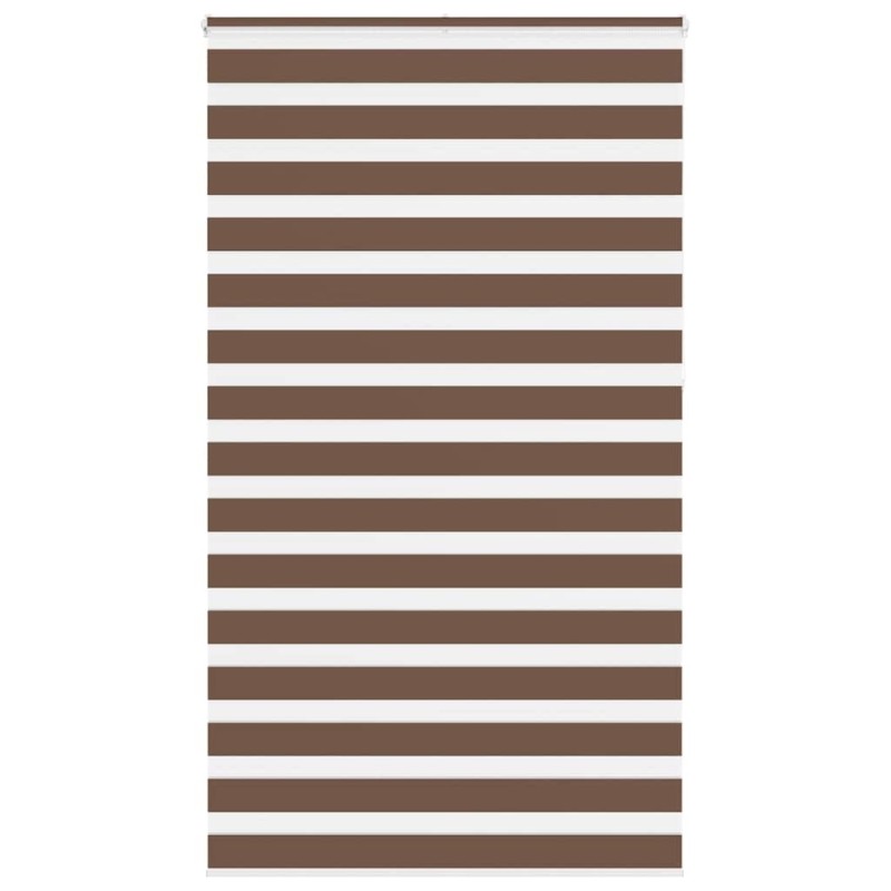 Store zèbre marron 125x230cm largeur du tissu 120,9cm polyester 