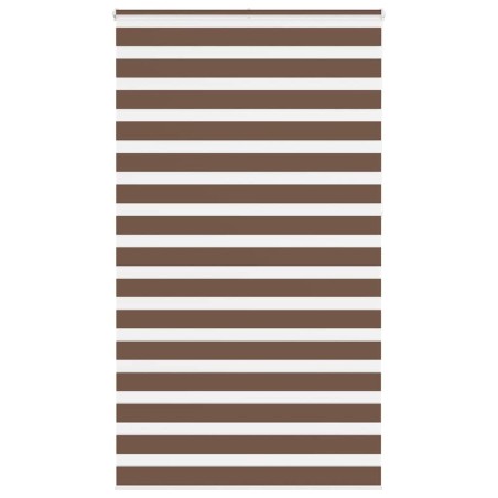 Store zèbre marron 125x230cm largeur du tissu 120,9cm polyester 