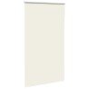 Store enrouleur occultant blanc cassé 125x230 cm largeur tissu 