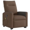 Fauteuil de massage inclinable Marron Tissu 