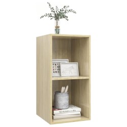 Meuble TV mural Chêne sonoma 37x37x72 cm Bois d’ingénierie 