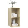 Meuble TV mural Chêne sonoma 37x37x72 cm Bois d’ingénierie 