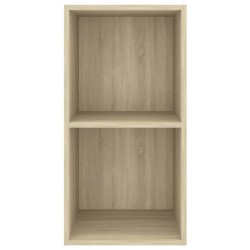 Meuble TV mural Chêne sonoma 37x37x72 cm Bois d’ingénierie 