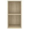 Meuble TV mural Chêne sonoma 37x37x72 cm Bois d’ingénierie 