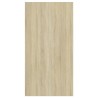 Meuble TV mural Chêne sonoma 37x37x72 cm Bois d’ingénierie 