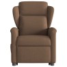 Fauteuil de massage inclinable Marron Tissu 