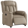 Fauteuil inclinable électrique Cappuccino Similicuir 