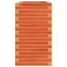 Jardinière cire marron 110x40x72 cm bois de pin massif 
