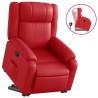 Fauteuil inclinable Rouge Similicuir 