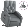 Fauteuil inclinable Gris Similicuir 
