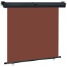 Auvent latéral de balcon 165x250 cm Marron 