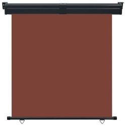 Auvent latéral de balcon 165x250 cm Marron 