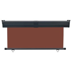 Auvent latéral de balcon 165x250 cm Marron 