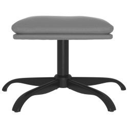 Repose-pied Gris anthracite 60x60x36 cm Similicuir 